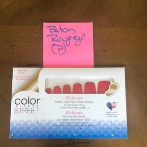 Color street- pedicure- baton rougey